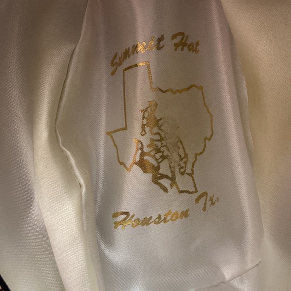 Beautiful well kept Restitol black /gold fur blend 4x Felt hat top cha - Picture 6 of 9